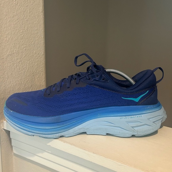 HOKA BONDI 8 Men's Blue Running Shoes 1123202 BBBG Size 11.5 D - Picture 5 of 9